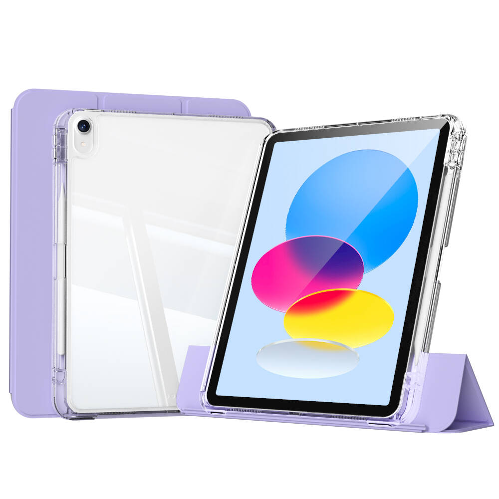 Apple iPad 10.9 2022 (10.Nesil) Kılıf Magnetik Ayrılabilen Airbagli Zore Sliding Tablet Kılıfı