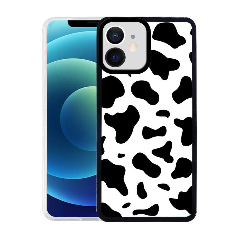 Apple iPhone 12 Kılıf Zore M-Fit Desenli Kapak