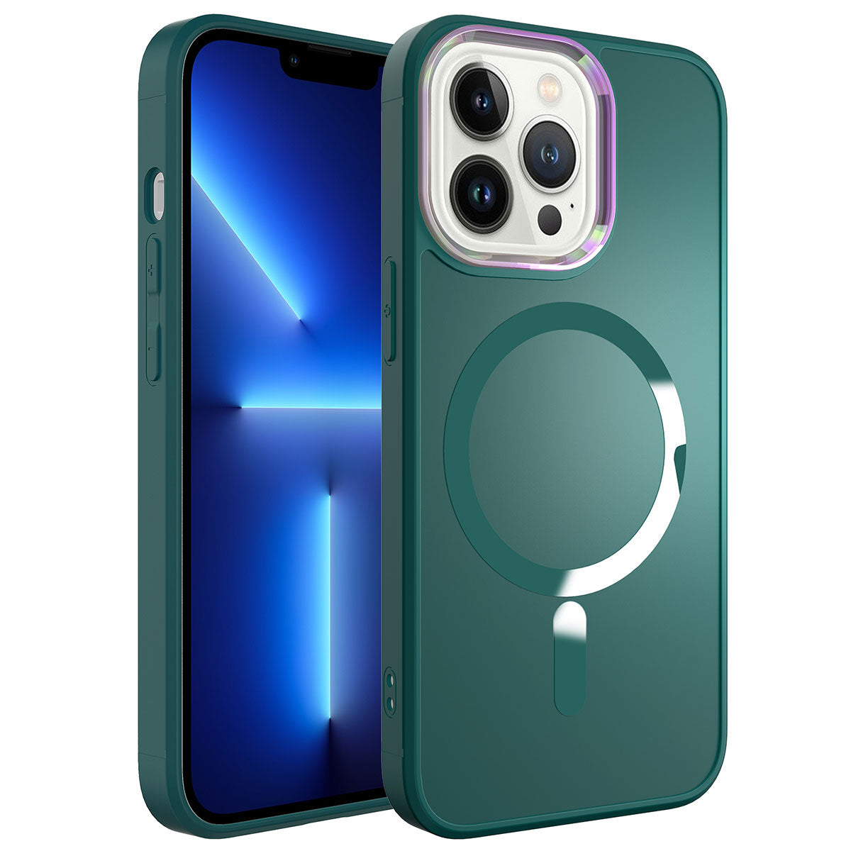 Apple iPhone 12 Pro Kılıf M-safe Wireless Şarj Özellikli Zore Stil Kapak