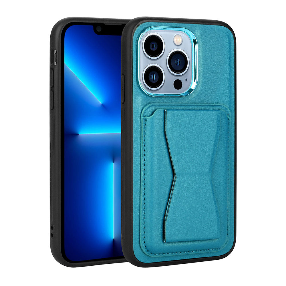 Apple iPhone 13 Pro Max Kılıf Kartlıklı Standlı Pu Deri Zore Memo Kapak