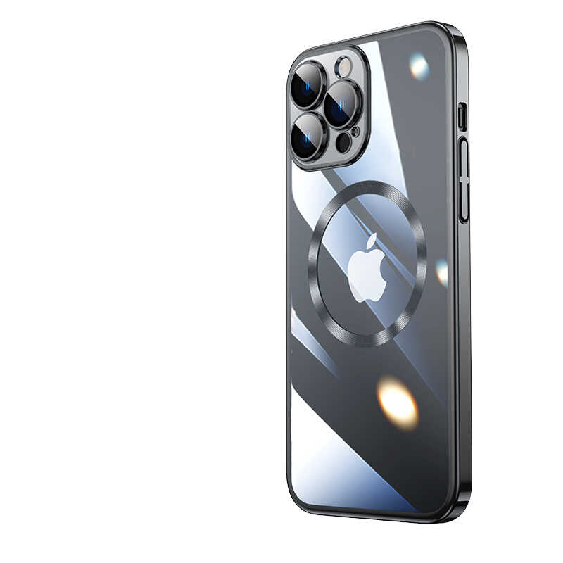 Apple iPhone 14 Pro Max Kılıf Wireless Şarj Özellikli Sert PC Zore Riksos M-safe Kapak