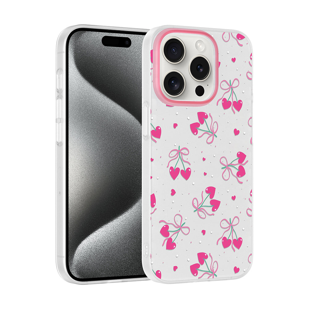 Apple iPhone 15 Pro Max Kılıf Kamera Korumalı Desenli Zore Klip Kapak