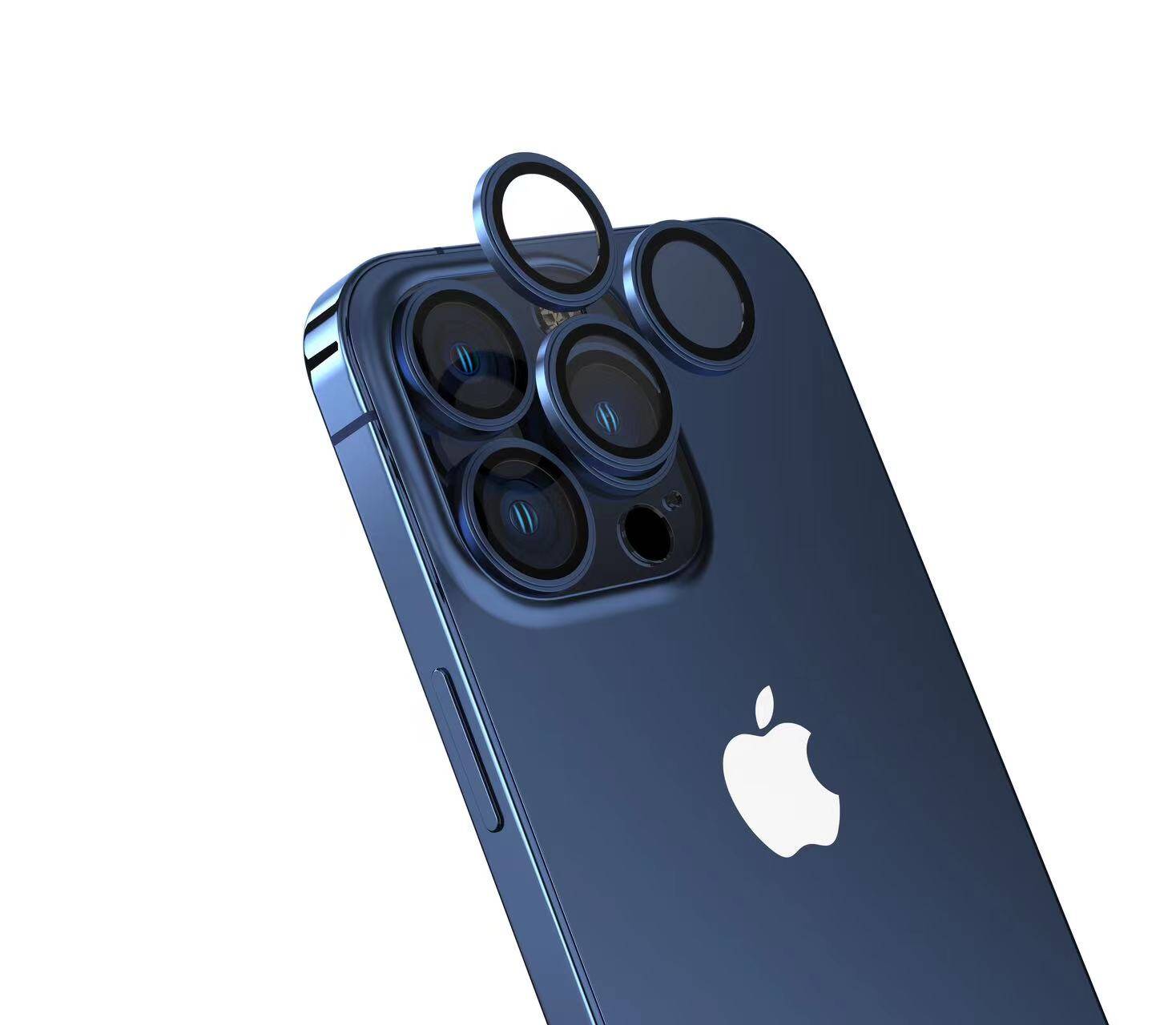 Apple iPhone 15 Pro Zore Safir CL-15 Parmak İzi Bırakmayan Anti-Reflective Kamera Lens Koruyucu