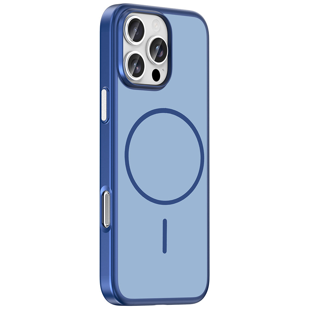 Apple iPhone 16 Pro Kılıf M-Safe Şarj Özellikli Zore Lora PC Kapak