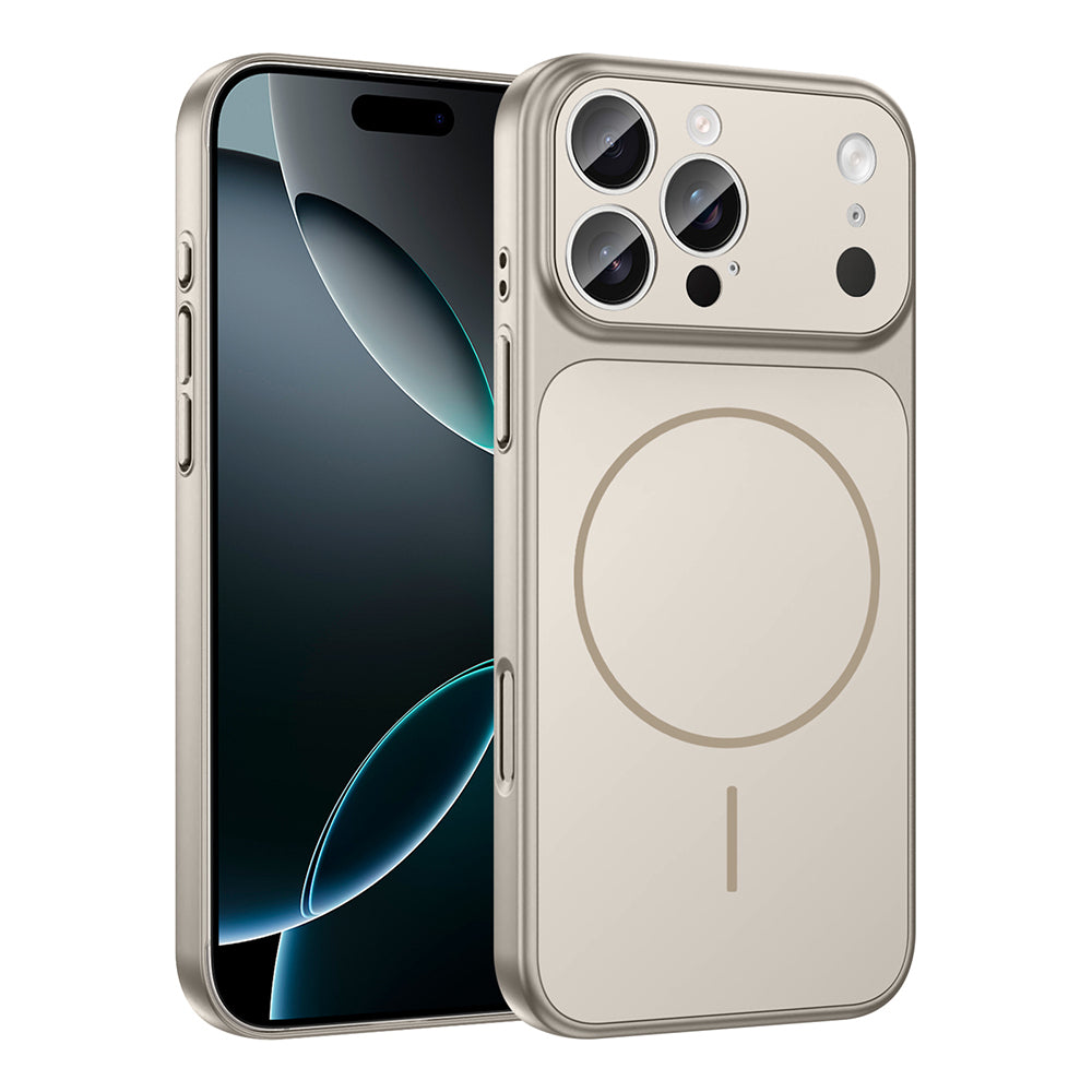 Apple iPhone 16 Pro Kılıf Zore M-Safe Şarj Özellikli Kamera Korumalı Formen Kapak