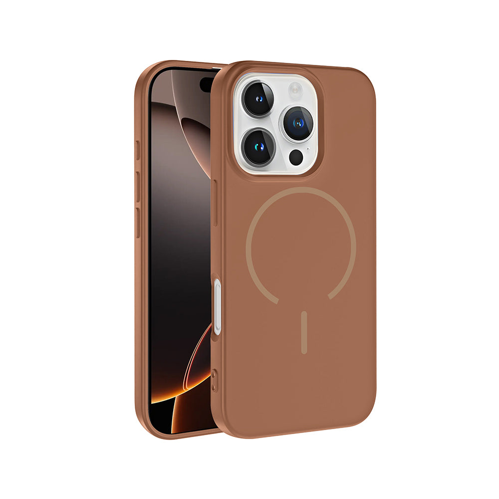 Apple iPhone 16 Pro Max Kılıf M-safe Şarj Özellikli Zore Meta Kapak
