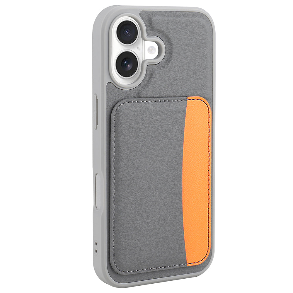 Apple iPhone 17 Kılıf Kartlıklı Zore X-Kart Silikon Kapak