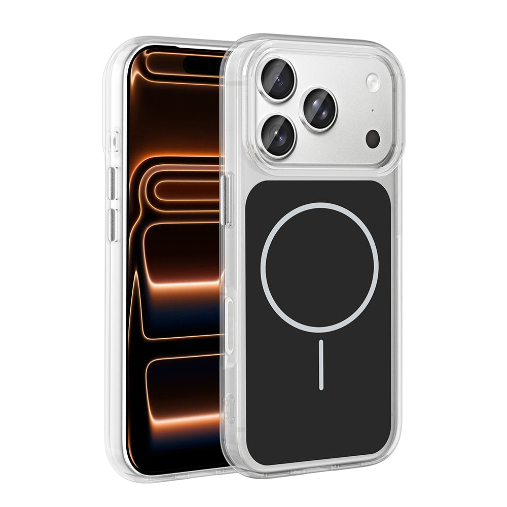 Apple iPhone 17 Pro Max Kılıf Metal Buton Tasarımlı Zore İkonik Sert Silikon Kapak