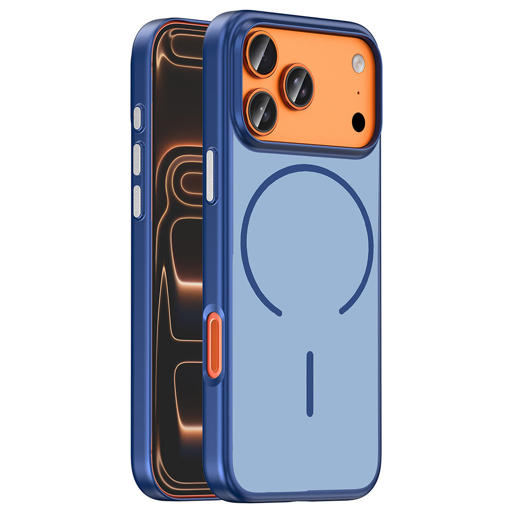 Apple iPhone 18 Pro Kılıf M-Safe Şarj Özellikli Zore Lora PC Kapak