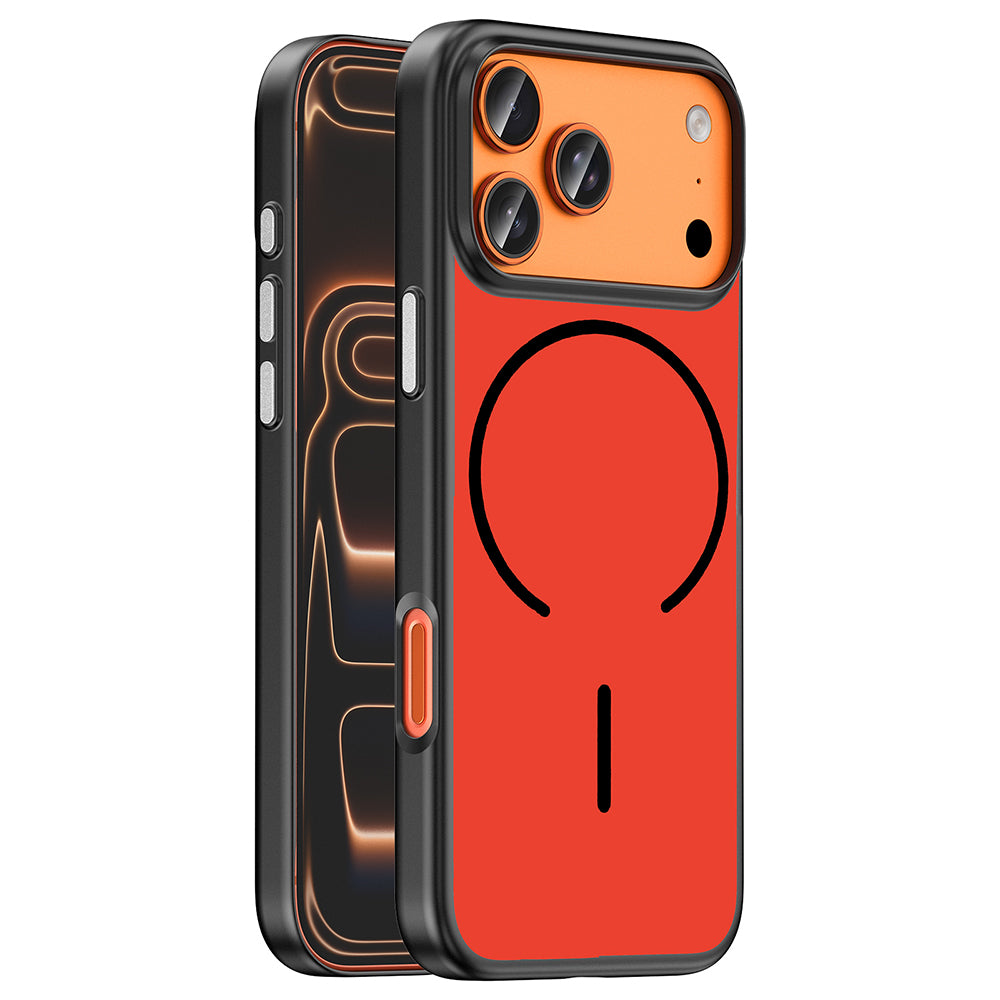Apple iPhone 18 Pro Kılıf M-Safe Şarj Özellikli Zore Lora PC Kapak