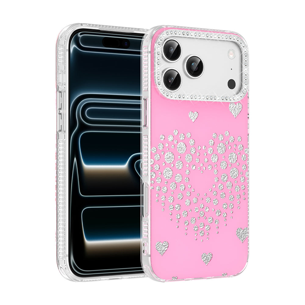 Apple iPhone 18 Pro Max Kılıf Damla Taşlı Zore Rivas Sert PC Kapak