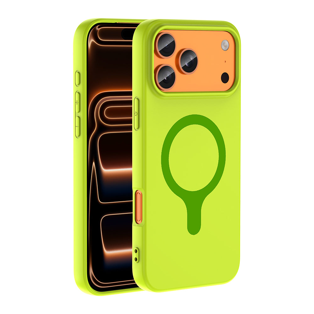 Apple iPhone 18 Pro Max Kılıf M-Safe Şarj Özellikli Zore Aris Silikon Kapak
