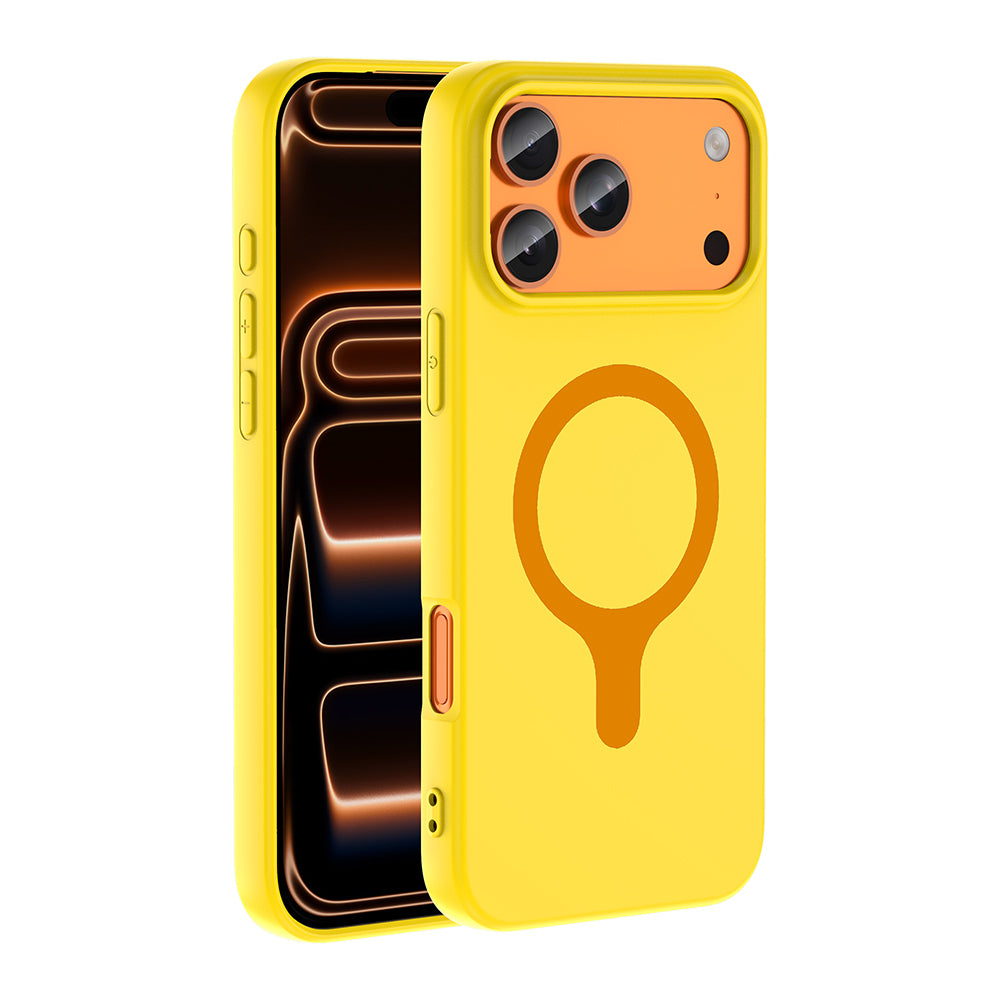 Apple iPhone 18 Pro Max Kılıf M-Safe Şarj Özellikli Zore Aris Silikon Kapak