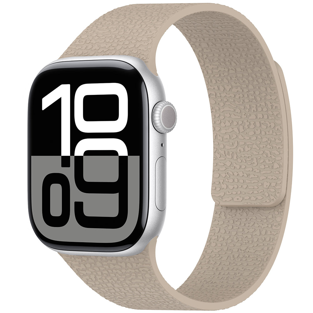 Apple Watch 10 42mm Zore KRD-136 Kabartma Desenli Silikon Kordon