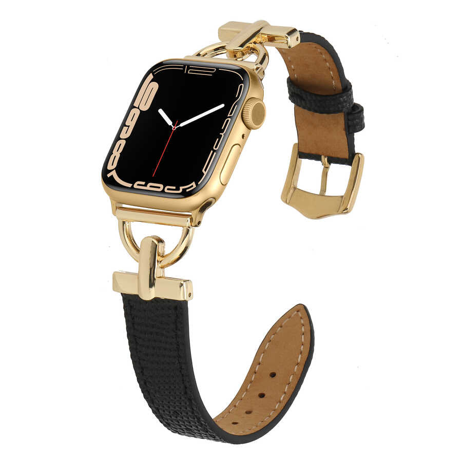 Apple Watch 44mm KRD-53 Deri Kordon