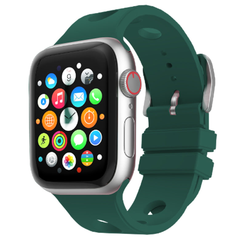 Apple Watch Ultra 49mm Delikli Tasarım Zore KRD-147 Silikon Kordon