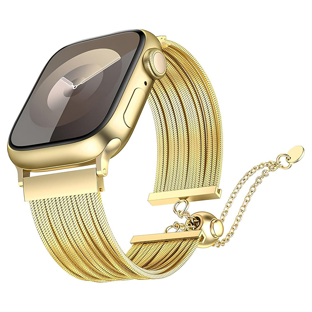 Apple Watch Ultra 49mm Zore KRD-137 Metal Hasır Kordon