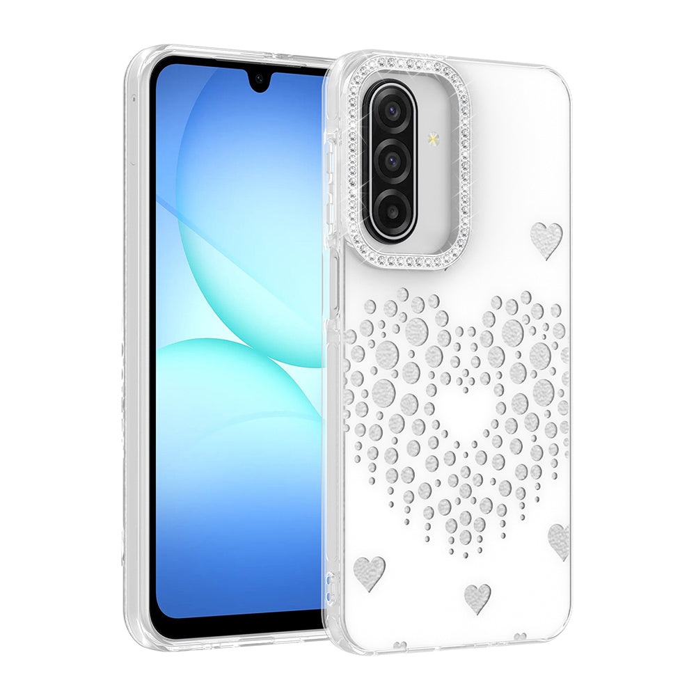 Galaxy A17 Kılıf Damla Taşlı Zore Rivas Sert PC Kapak