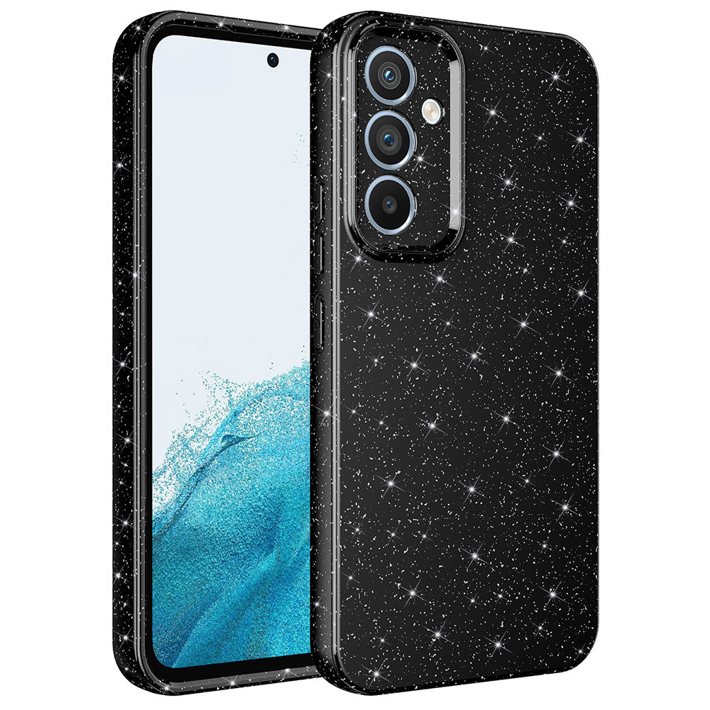 Galaxy A34 Kılıf Kamera Korumalı Simli Lüks Zore Koton Kapak