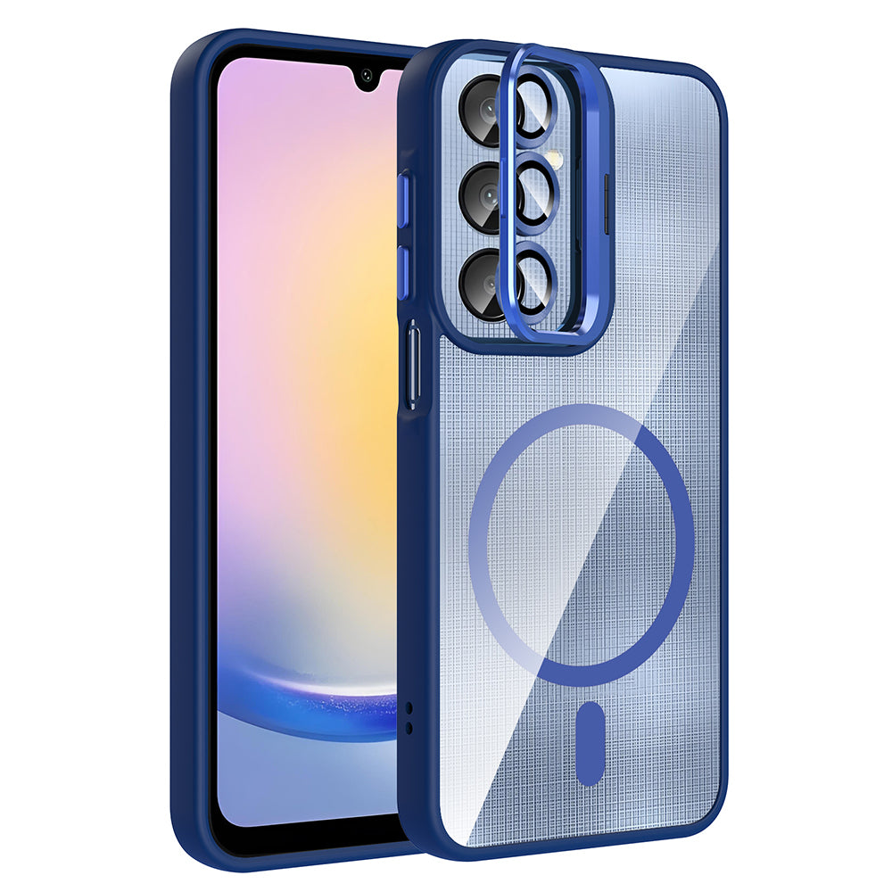 Galaxy A36 Kılıf Standlı ve Kamera Lens Hediyeli Zore Etro Kapak