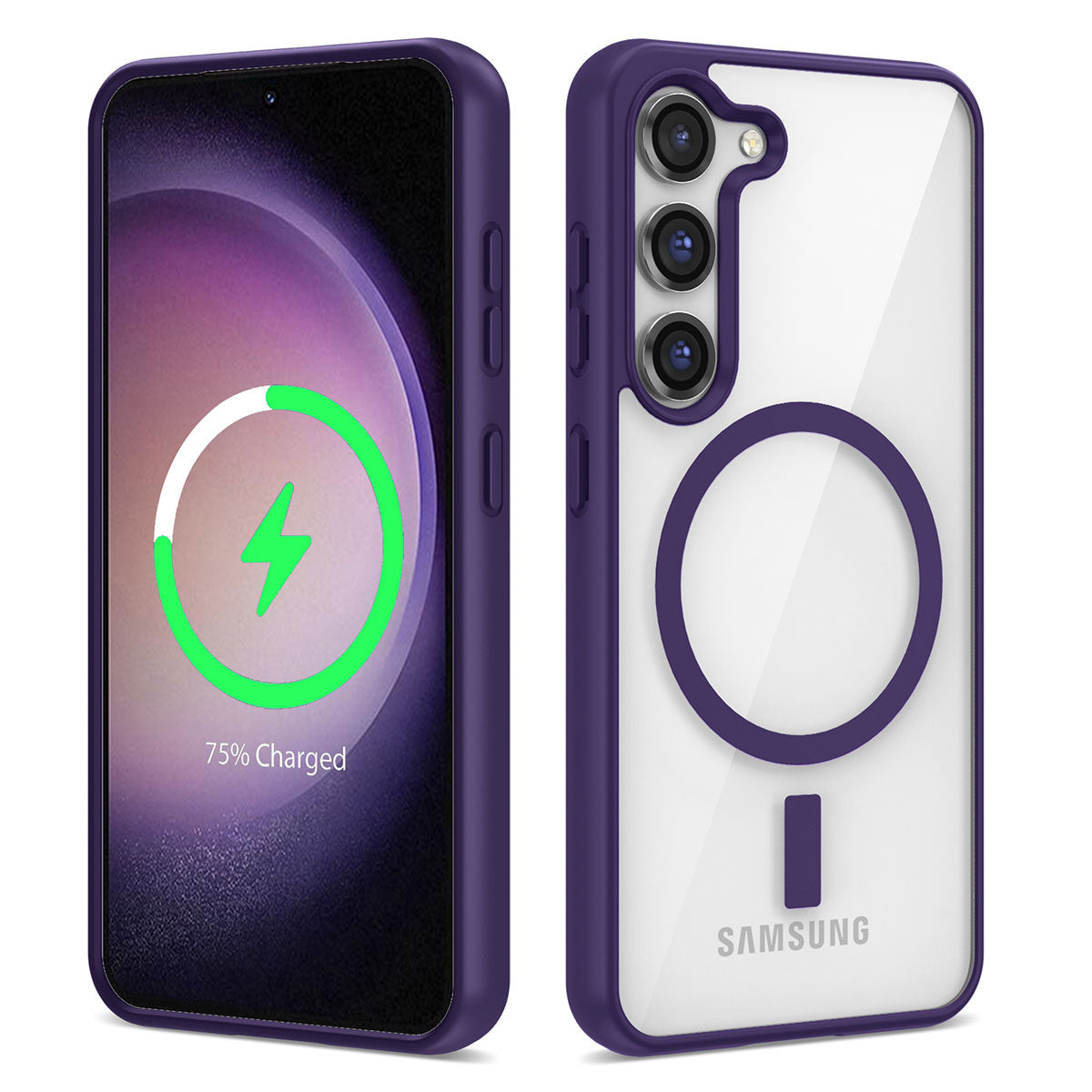 Galaxy S23 Plus Kılıf M-safe Wireless Şarj Özellikli Silikon Zore Ege Kapak