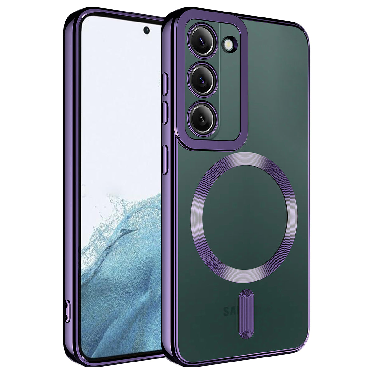 Galaxy S23 Plus Kılıf M-safe Wireless Şarj Özellikli Zore Setro Silikon
