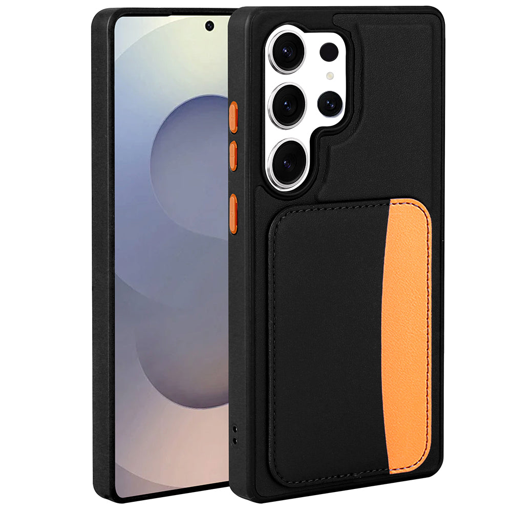 Galaxy S24 Ultra Kılıf Kartlıklı Zore X-Kart Silikon Kapak