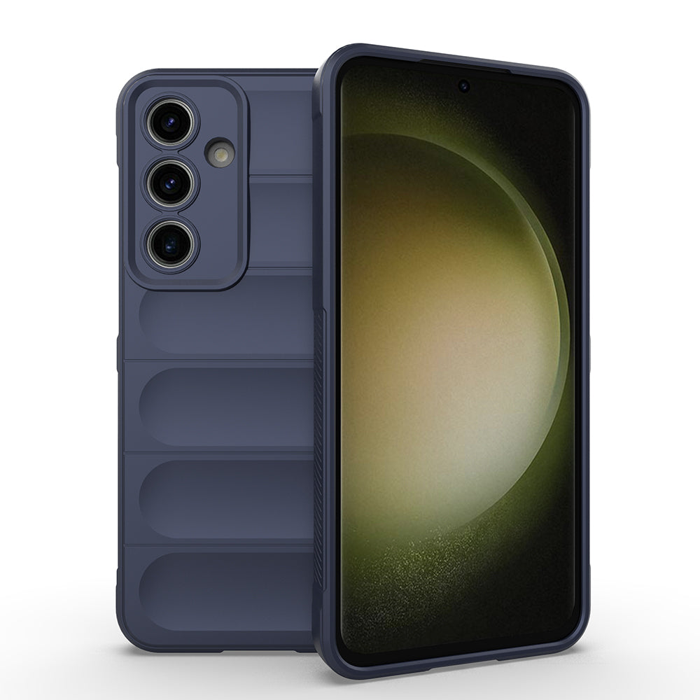 Galaxy S25 FE Kılıf Esnek TPU Oyuklu Arka Yüzey Tasarımlı Zore Etnik Silikon Kapak