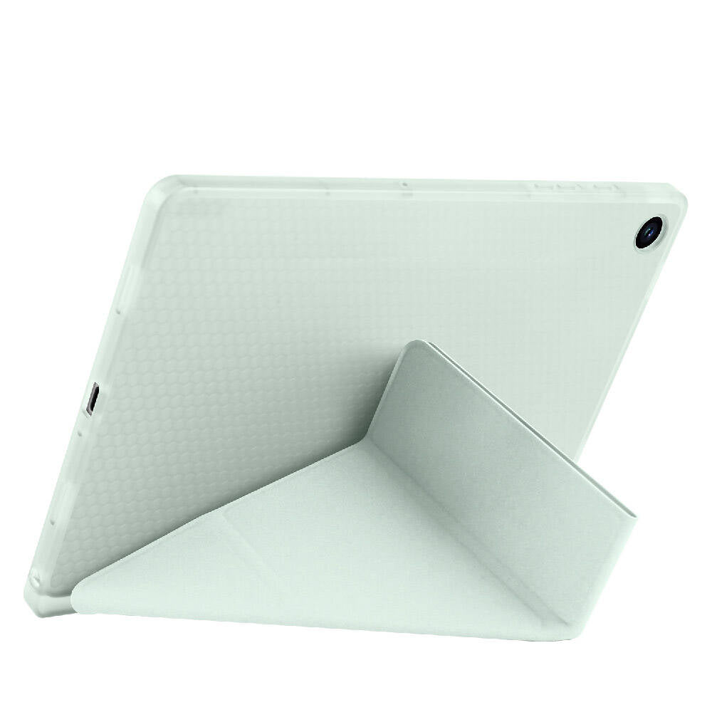 Galaxy Tab A11 Kılıf Zore Tri Folding Kalem Bölmeli Standlı Kılıf