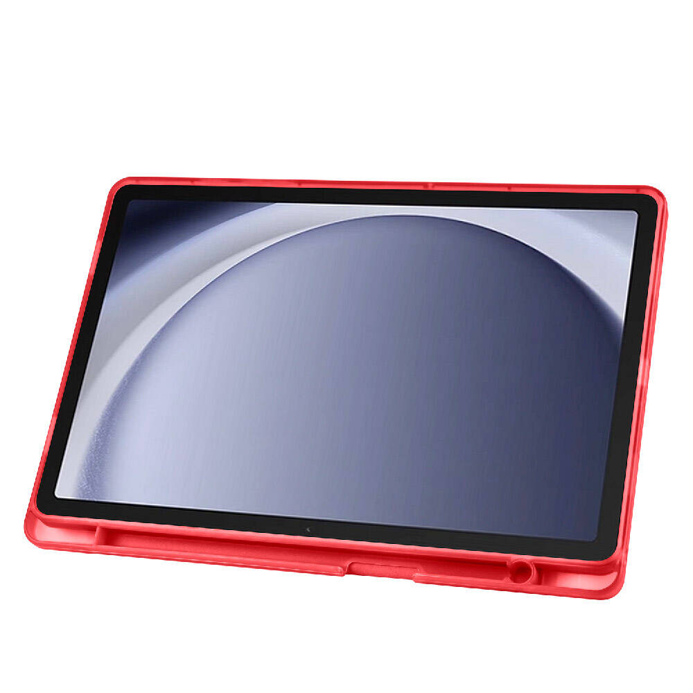 Galaxy Tab A11 Kılıf Zore Tri Folding Kalem Bölmeli Standlı Kılıf
