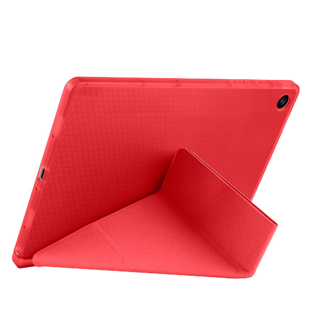 Galaxy Tab A11 Kılıf Zore Tri Folding Kalem Bölmeli Standlı Kılıf