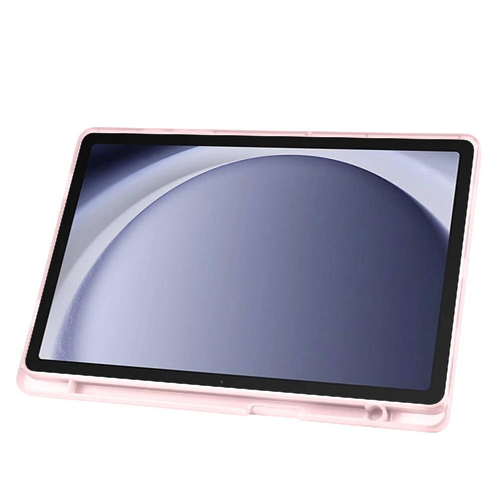 Galaxy Tab A11 Kılıf Zore Tri Folding Kalem Bölmeli Standlı Kılıf