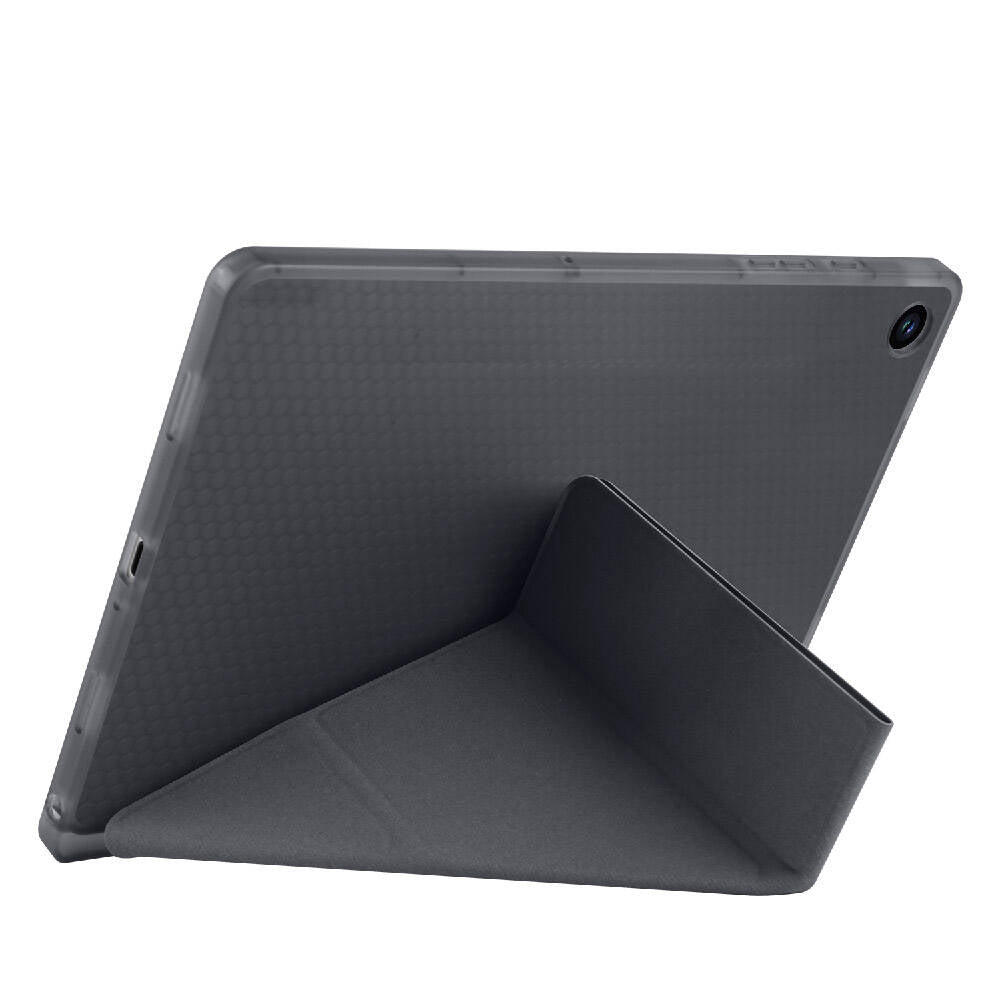 Galaxy Tab A11 Kılıf Zore Tri Folding Kalem Bölmeli Standlı Kılıf