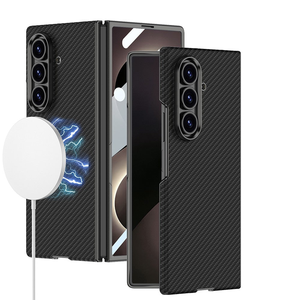 Galaxy Z Fold 8 Ultra Kılıf M-safe Şarj Özellikli Zore Kıpta KPT-12 Sert PC Kapak