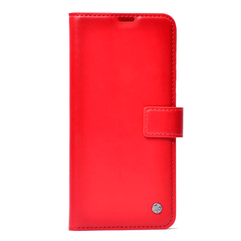 Xiaomi Redmi Note 11E Kılıf Zore Kar Deluxe Kapaklı Kılıf