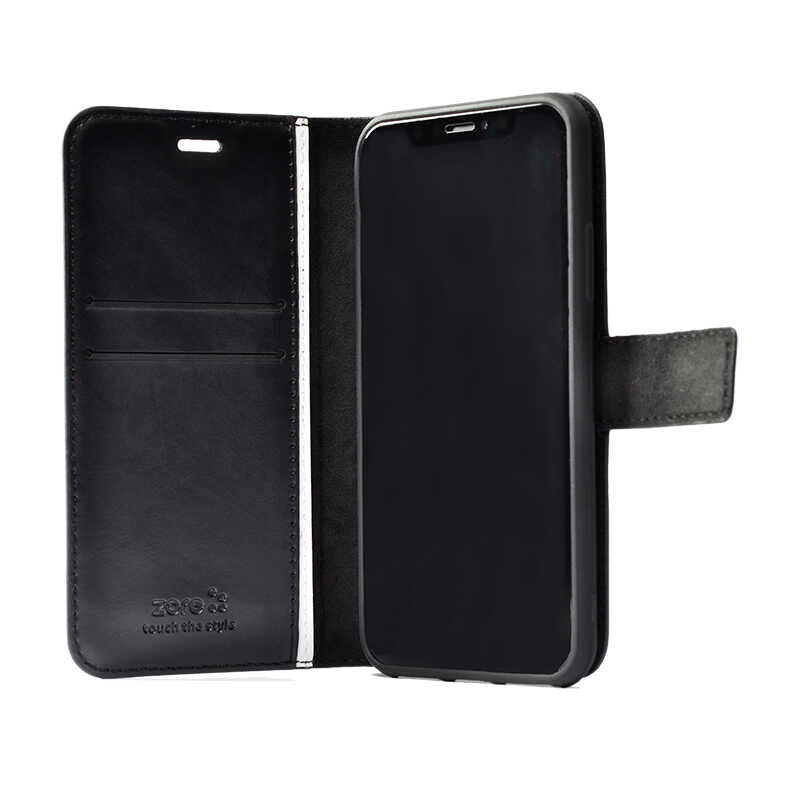 Xiaomi Redmi Note 11E Kılıf Zore Kar Deluxe Kapaklı Kılıf