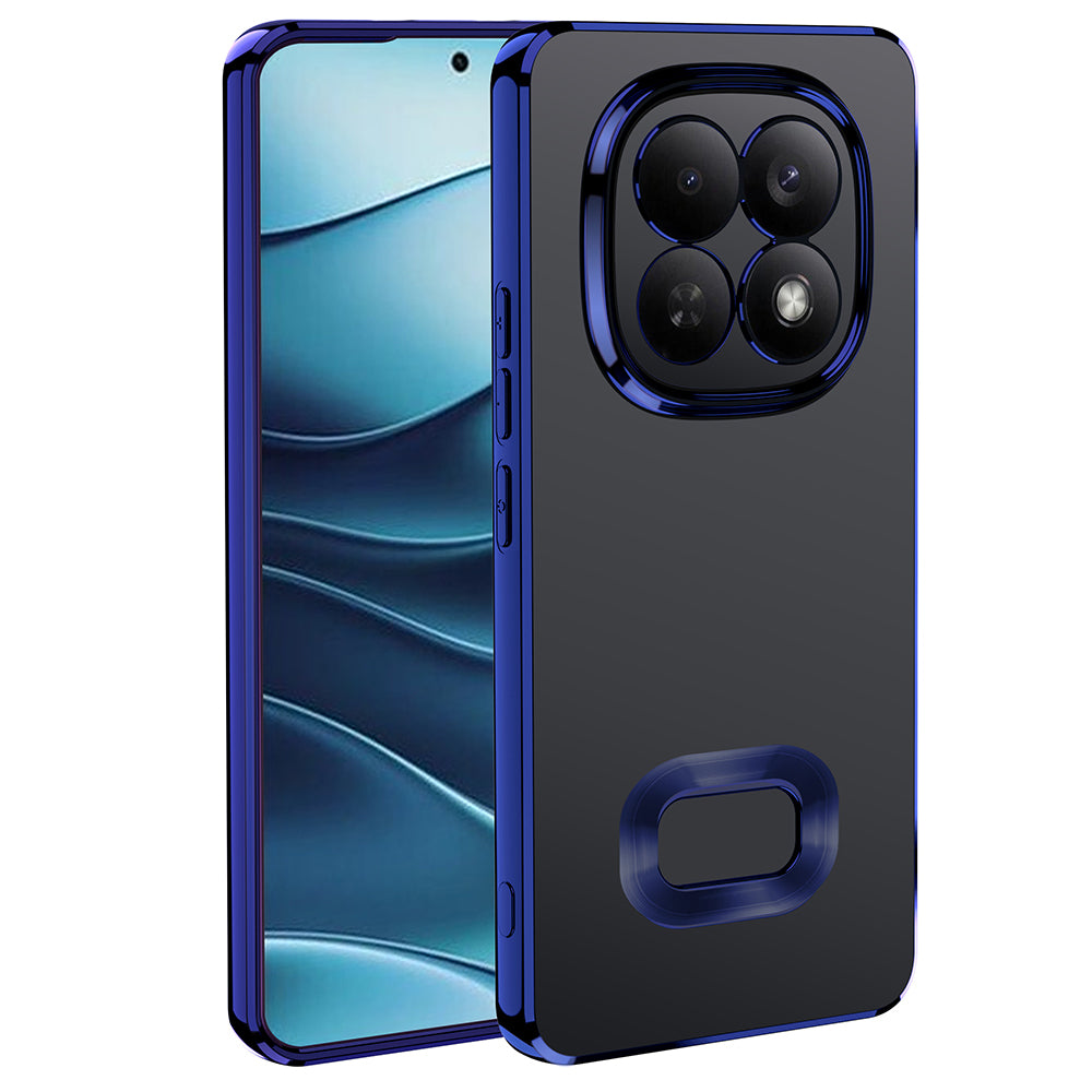 Xiaomi Redmi Note 15 5G Kılıf Kamera Korumalı Logo Gösteren Zore Omega Kapak